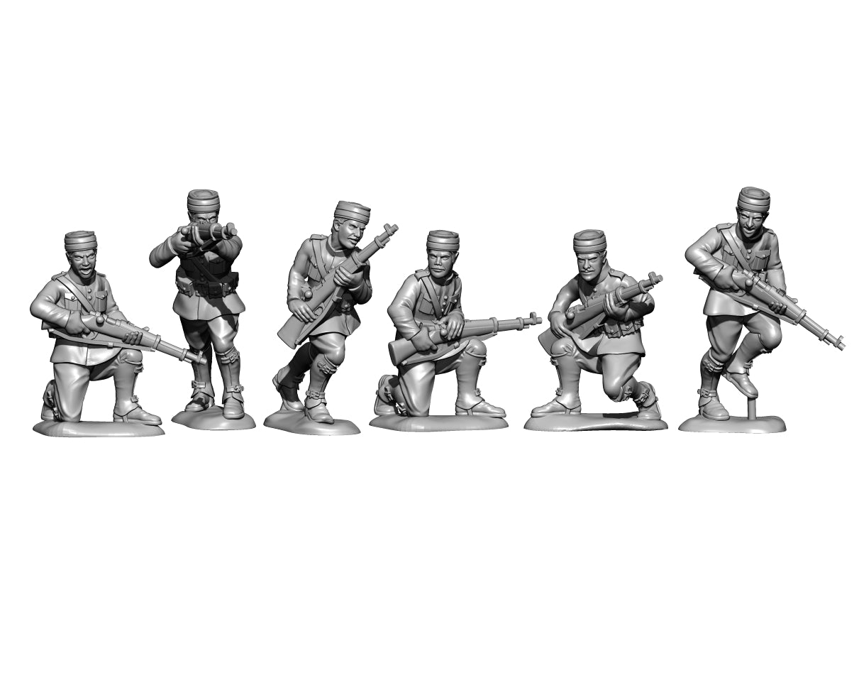 Rif War/SCW Spanish Cavalry Dismounted by Baraka Wargames and Miniatures