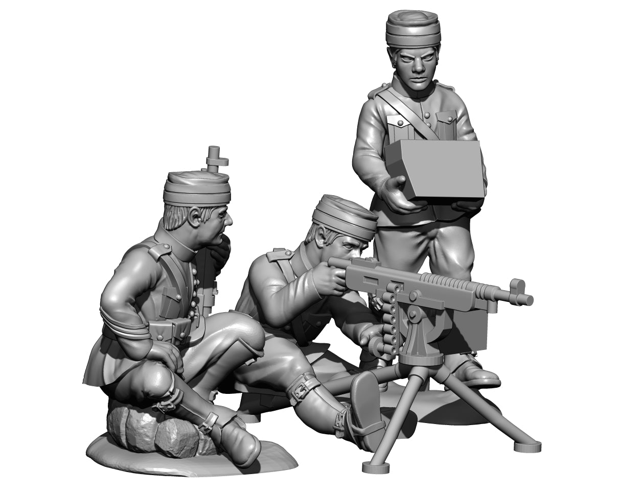 Rif War/SCW Spanish Cavalry Dismounted by Baraka Wargames and Miniatures